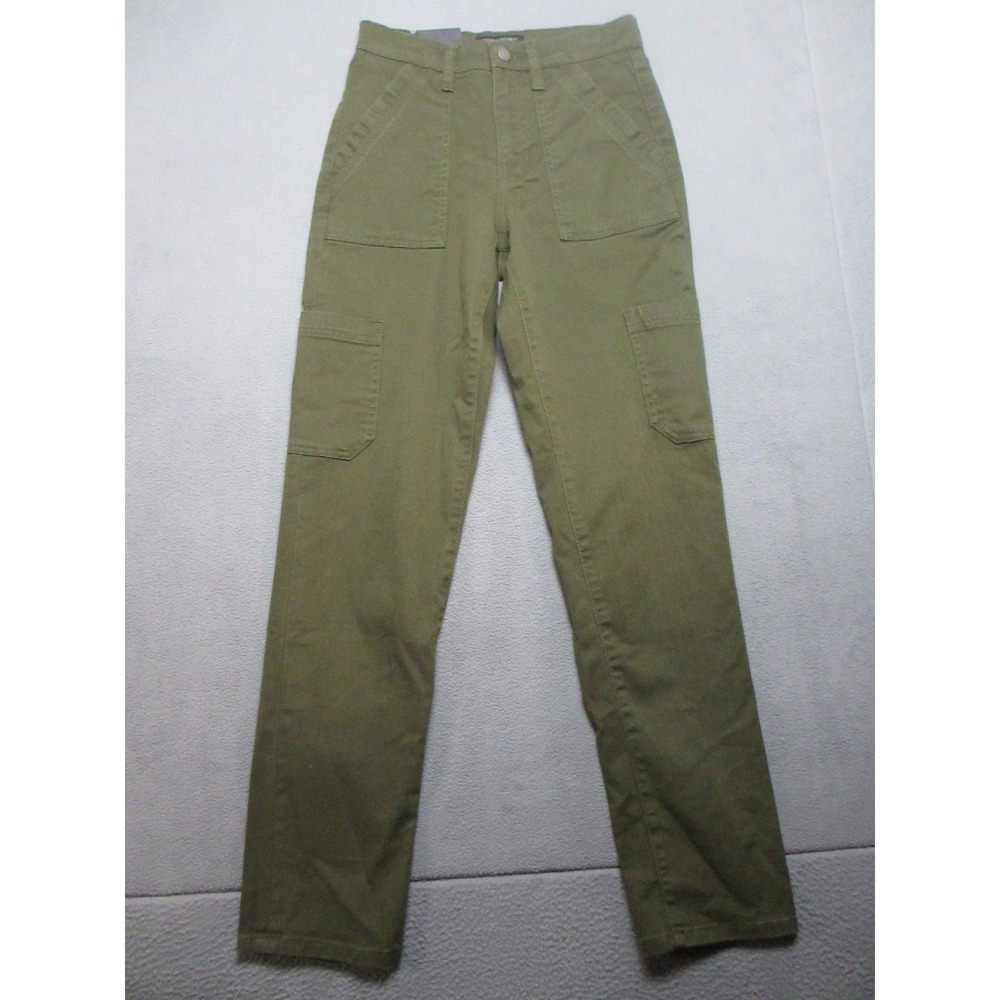 Banana Republic Pants Womens 26X29.5 Tall Olive Green Cargo High Rise Slim Fit